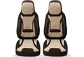 BREMER SITZBEZÜGE Autositzbezug für Mercedes Vito V Klasse W447 Bj ab 2014 (T2), Set, 2-tlg., Schonbezüge Sitzbezüge Fahrer und Beifahrer, in Braun/Beige