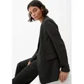 s.Oliver Jackenblazer Indoor-Blazer Longblazer aus Viskosemix schwarz XXXL (46)