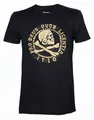 Uncharted 4 Herren T-Shirt Pro Deus Qvod Licentica L Schwarz Neu & OVP