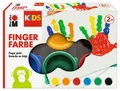Fingerfarbe Kids 6ST sort.