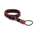C-Rope Kamera Handschlaufe The Claw aus handgeflochtenem Paracord. Kameragurt mit Schnellverschluss-System (Red Dots)