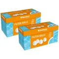 Steinbach Filterbälle mit Netz 2 x 700 g Pool Filter Balls statt 50kg Filtersand