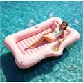 Aufblasbares Poolbett mit Tassenhalter 210x128cm PVC