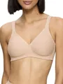 Triumph Damen BH Modern Soft+Cotton N, ohne Bügel, ohne Polsterung, Verstellbare Träger, 95E, Neutral Beige