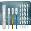 Kreisschneider,Skalpell, Craft Knife,Schnitzmesser,Präzisionsmesser,Set mit 3...