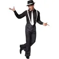 dressforfun Kostüm Herrenkostüm Gentlemen, Langarm-Hemd schwarz XXL | XXL