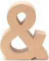 Papp-Zeichen & 17,5x5,5cm Sonderzeichen Ziffern PappArt Deko