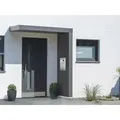Gutta Rechteckvordach BS PLUS 200 Seite R BK Edel. Klingel Sprechanlage Kamera