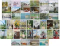 40 KunstdruckPostkarten in verschiedenen Stilen von verschiedenen berühmten K...