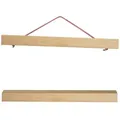 artissimo Posterleiste, Beige, Holz, Rechteckig, 41x2x2 cm, Bilder und Zubehör, Bilderrahmen, Rahmenlose Bilderrahmen