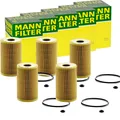 5x MANN-FILTER HU 7001 x ÖLFILTER MIT DICHTUNG FILTEREINSATZ 5-STÜCK!