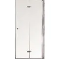 Sanotechnik Falttür Duet Anschlag Rechts 75 cm x 195 cm Klarglas