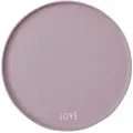 Design Letters - AJ Favourite Porzellan Teller, Love / lavendel