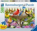 Ravensburger Puzzle 500 Teile extra groß Im Vogelbad Tiermotiv