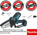 MAKITA DUC101Z01 Batterie LXT® Astsäge Akku-Astsäge mit 10-cm-Sägeblatt ⭐⭐⭐⭐⭐