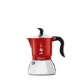 Bialetti Fiammetta Induktions-Kaffeemaschine, 2 Tassen (100 ml), für alle Herdarten geeignet, Elegantes Design, rot