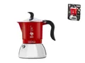 Bialetti Kaffeemaschine Fiammetta Tassen 2 Rossa