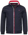 Geographical Norway Herren Übergangsjacke HerbstJacke Windbreaker Blouson Jacke Production H-H, Farbe:Navy, Größe:L