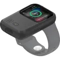 3mk, Akkuhülle Apple Watch 44/45mm Induktion Silikon 15Std. Laufzeit, Schwarz - Schwarz