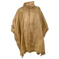Poncho, Rip Stop, coyote tan, ca. 144 x 223 cm Regenbekleidung Outdoorponcho