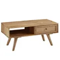 WOHNLING Couchtisch rechteckig Massivholz mango 90,0 x 45,0 x 40,0 cm, 1 St.