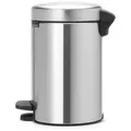 Brabantia Abfalleimer, Silber, Metall, 23.5x27x18 cm, Küchen, Küchenausstattung, Mülleimer