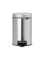 BRABANTIA Abfalleimer LBH 18x23.50x27 cm grau Mülleimer Abfallsammler