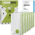 Vakuumbeutel 6x Größe M (70x50cm) - BPA Frei - Vakuumbeutel für Kleidung, Kissen etc. - Vacuum Bags for Clothing – Vakuumierbeutel Kleidung