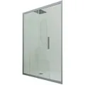 Duschtür Gleittür Pvc Cm Klarglas Silver Deco