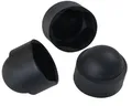 100 Stück Sechskant Schutzkappe M16 - Schlüsselweite 24mm, Farbe schwarz - Abdeckkappe