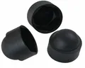 100 Stück Sechskant Schutzkappe M16 - Schlüsselweite 24mm, Farbe schwarz - Abdec