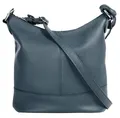 Cluty Umhängetasche Echt Leder Damen 021217 Made in Italy, Handtasche, Schultertasche, Crossbody Bag aus Leder