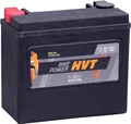 intAct - HVT-01 MOTORRADBATTERIE - Motorrad Batterie perfekt für Harley Davidson & andere hubraumstarke 2-Zylinder. Bike Power HVT-01, CTX20L-BS, 65989-97A, 12V Batterie, 20 AH, 350 A. 175x87x155mm
