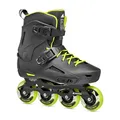 Rollerblade Lightning, Inline Skates für Männer, Urban Inliner, Schwarz/Gelb, 43/44