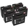 Akkusatz 60V 23Ah statt 20Ah für Nova Motors 5x 12V 23Ah AGM Akku