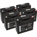 Akkusatz 60V 23Ah statt 20Ah für Nova Motors 5x 12V 23Ah AGM Akku