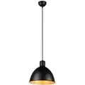 meineWunschleuchte Pendelleuchte,, Gold, Schwarz, Metall, Rund,Rund, 30x150x30 cm, Lampen & Leuchten, Innenbeleuchtung, Hängelampen, Pendelleuchten