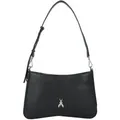 Patrizia Pepe Tris Schultertasche Leder 28.5 cm  schwarz