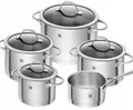 Zwilling Essence Kochtopf-Set 5tlg. aus Edelstahl