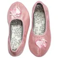 Beck Schläppchen Ballett Gymnastikschuh (wunderschöne Glitzerschuhe, für Ballett-Mäuse) robuste Materialien, rutschfeste Laufsohle rosa 26 EU