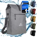 BRONEA® 3in1 Fahrradtasche Wasserdicht PVC-FREI 28L Gepäckträgertasche Rucksack