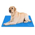 Kühlmatte für Hunde Katzen 90x50 cm Selbstkühlung Kratzfest