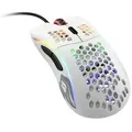 Glorious PC Gaming Race Model D Gaming-Maus Kabelgebunden Optisch Weiß (matt) 6 Tasten 12000 dpi Beleuchtet
