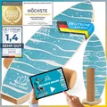 Balance Board Wackelbrett Surfboard Surfbrett Surftrainer Fitness Yoga Core Holz