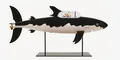 Tintin - Tim & Struppi Resin-Statue Hai U-Boot (77 cm) NEU Sammlerstück