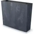Hochdose mit Einsatz CORBI anthrazit 58 cm - Grau