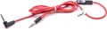 vhbw Audio AUX Kabel kompatibel mit Beats by Dr. Dre Monster Studio 2.0 Kopfhörer - Audiokabel 3,5mm Klinkenstecker, Mikrofon, 120 cm Rot