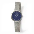 Boccia Damen-Quarzuhr Milanese-Armband Blau