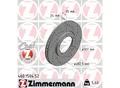 ZIMMERMANN Bremsscheibe 460150452 Vorderachse Gelocht 282mm 24mm für Porsche