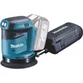 Makita Akku-Exzenterschleifer DBO180Z, 2,8 mm Schwingkreis, ohne Akku und Ladegerät blau